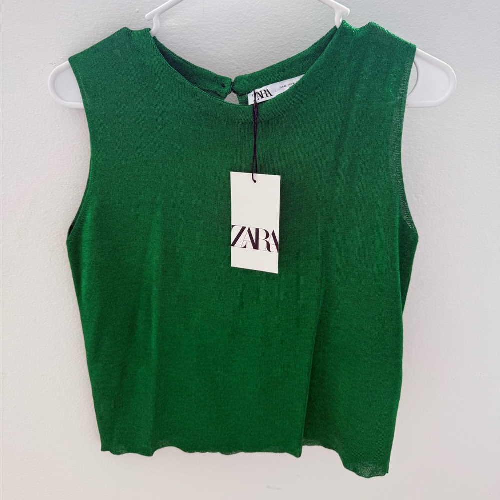 Zara Emerald Green Tank Top